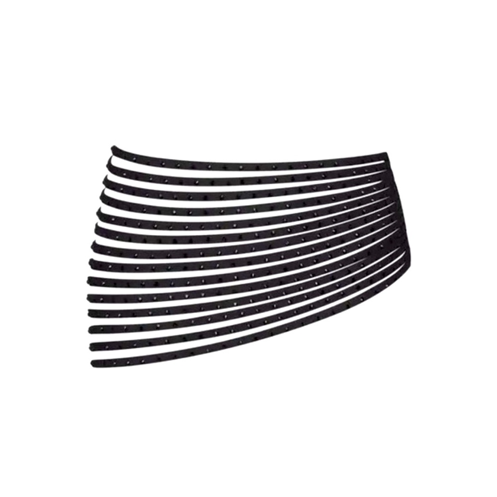 NWT! SKIMS Rhinestone Swim Strappy Skirt - Onyx—Sz.4x
